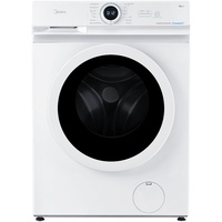 Midea Waschmaschine Lunar MF100W80B-14A, 8 kg, 1400 U/min, Reload, Steam Care, ECO-Wäsche, Kindersicherung, 15 Programme weiß