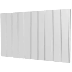 Trapezblech T7M | Wand | Stahl 0,75 mm | 25 μm Polyester | 7035 - Lichtgrau