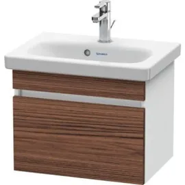 Duravit Waschtischunterschrank Com DuraStyle 50x36,8cm, Nussb dunk./weiß ma, 1 Auszug