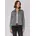 STREET ONE STUDIO Gr 42 grau random washed Stoff 100 Lyocell unifarben regular fit normal V-Ausschnitt Manschette Jacken Kurzjacke mit Knopfleiste