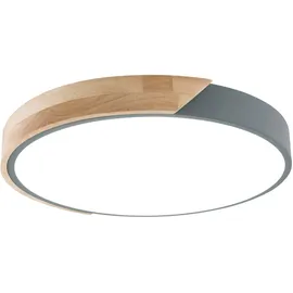 NÄVE LED-Deckenleuchte Borneo Ø 31 cm grau
