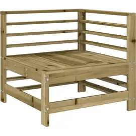 vidaXL Agnella Loungeset Kiefer braun