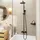 Hansgrohe Vernis Blend mit Wannenthermostat, mattschwarz