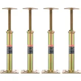 Vevor Wagenheber für den Hausgebrauch, 4er-Pack, Höhenbereich von 29,4 bis 40,6 cm, maximale Tragkraft pro Einheit: 1000 kg, verstellbarer Stützbalken zum Nivellieren, verzinkter Teleskopwagenheber