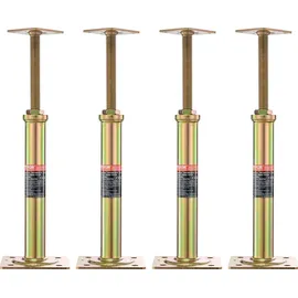 Vevor Wagenheber für den Hausgebrauch, 4er-Pack, Höhenbereich von 29,4 bis 40,6 cm, maximale Tragkraft pro Einheit: 1000 kg, verstellbarer Stützbalken zum Nivellieren, verzinkter Kellerheber vorübergehende Unterstützung