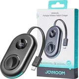 Joyroom Jr-W09 Magnetisches kabelloses Uhrenladegerät, 2500 mAh, Powerbank mit 3-w-apple-watch-ladegerät Und Usb-c-kabel – Schwarz