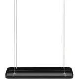 Esschert Design Pflanzentablett rechteckig 38 x 15 cm schwarz