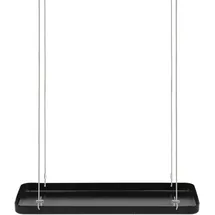 Esschert Design Pflanzentablett rechteckig 38 x 15 cm schwarz