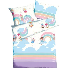 KAEPPEL Rainbow Fairies Bunt 135 x 200 cm + 40 x 60 cm/80 x 80 cm