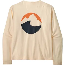 Patagonia Herren Lightweight Applied Imagination Wildrise Rundhalsshirt, L - natural