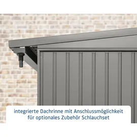 Hörmann Kaminholzregal Trend-V Typ 2 181,4 x 102,5 x 198 cm grau