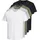 JACK & JONES Jxj Kurzarm-T-Shirt 5 Einheiten White / Detail Packed W All Colors L