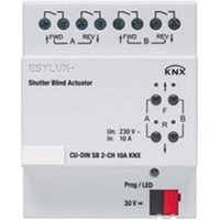 ESYLUX KNX-Jalousieaktor CU-DIN SB 2-CH10AKNX