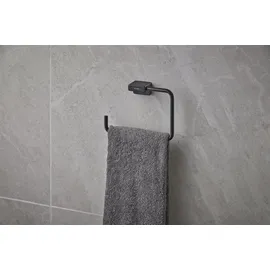 Hansgrohe AddStoris Handtuchring Schwarz 41754670