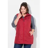 Ulla Popken HYPRAR Weste Damen Rot 3XL