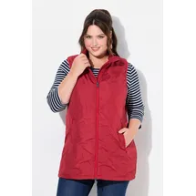 Ulla Popken HYPRAR Weste Damen Rot 3XL