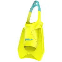 Speedo Unisex Biofuse Fitness-Flossen | Schwimmtraining | Schwimmflossen | Flossen Hyper Yellow/Cobalt/Emerald M