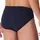 SCHIESSER Slip Schwarz / Blau L 6er Pack