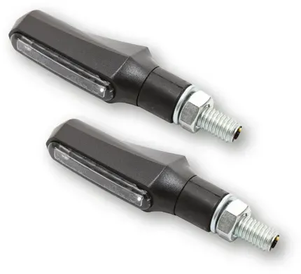HIGHSIDER Smart Shorty-Fin LED 3in1 knipperlicht achterlicht combinatie behuizing zwart / glas gerookt (paar), achter
