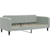 vidaXL Tagesbett Hellgrau 100x200 cm Samt