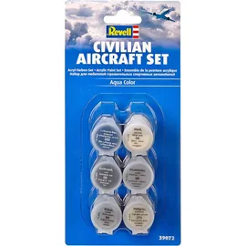 REVELL Farben-Set Zivilflugzeuge 6 St. 30 ml