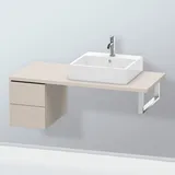 Duravit L-Cube Seitenschrank, 2 Auszüge, LC583509191,