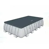BESTWAY Abdeckplane für Pool, rechteckig, aus PVC, verstärkt, für Pool, Reinigung und Pflege