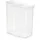 Emsa Optima rechteckig transparent weiß 1,6 l 2-teiliges Set