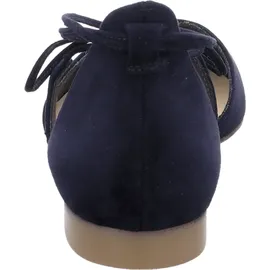 Paul Green Damen, SUPER Soft Ballerina, Frauen Riemchenballerinas,Abendschuhe,Slip-ons,Riemchen,knöchelriemchen,Ballerinen,(BLAU),39 EU / 6 UK