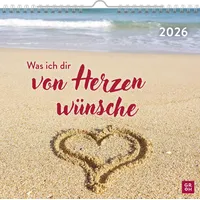 Groh Verlag Wandkalender 2026: Was ich dir von Herzen