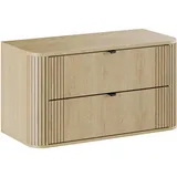 Badplaats Waschbeckenunterschrank, Cremona 100 cm, – Eiche – Hänge