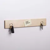 WOODS Schlüsselbrett Holz magnetisch I Schlüsselablage I magnetische Messerleiste I Wanddekoration aus Holz handgefertigt in Bayern I Schlüssel Aufhänger Home I Schlüsselhalter (Ahorn, 45 cm)