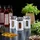 Relaxdays Gewürzstreuer, 12er Set, 3 Streugrade, Gewürze & Kräuter, Gewürzgläser, 90 ml, Glas Edelstahl, weiß/Silber