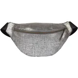 Clairefontaine Kleopathra Gürteltasche Leder 30x16,2 cm Silber