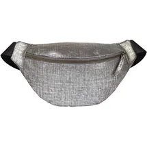 Clairefontaine Kleopathra Gürteltasche Leder 30x16,2 cm Silber