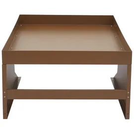 Proregal Mährobotergarage mit Pflanzkasten 37x60x70 cm Braun