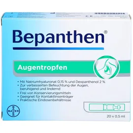 Bayer Bepanthen Augentropfen 20 x 0.5 ml