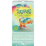 DuMont Buchverlag DUMONT - Familienplaner Furzipups der Knatterdrache 2026 – 22x45 cm – Wandkalender mit 5 Spalten & lustigen Illustrationen, Familienkalender für Kinder