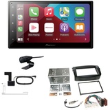 Pioneer SPH-DA160DAB 2-DIN Autoradio Apple CarPlay Android Auto Bluetooth DAB USB passend für Toyota RAV 4 III 2006-2013 schwarz 2006-2013