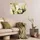 Queence Wandsticker QUEENCE "Love", weiß, B:90cm H:60cm T:0,1cm, Folie, Wandtattoos, Selbstklebend, kinderleichte Anbringung; Blumen, Blüten