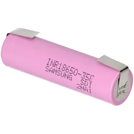 Samsung INR18650-35E 3500mAh 3,7V 18650 Akku mit U Lötfahne