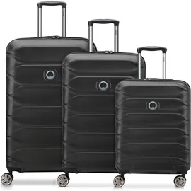 Delsey Meteor Koffer-Set 3-tlg. schwarz