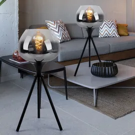 GLOBO Tischlampe Schwarz