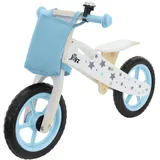 joyz Laufrad aus Holz Blau Lauflernrad für Kinder ab 2 Jahren 85x54 cm Hellblau Joyz