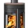 Justus Mino Trios 2.0 Stahl schwarz/Abdeckplatte Keramik grappa