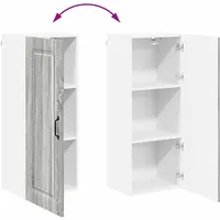 vidaXL Unterschrank Küchenwandschrank 40 x 31 x 100 cm Grau