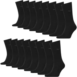 Business Socken 8 Paar weich Herren - Classic Socks SCHWARZ 43/46