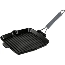 Staub Grillpfanne induktion quadratisch 24x24cm schwarz