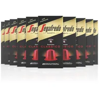Segafredo Zanetti 100 Aluminiumkapseln kompatibel mit Nespresso®* Classico Kaffee, reich und harmonisch im Geschmack (10 Boxen mit je 10 Kapseln) - Geeignet für Nespresso Original Maschinen