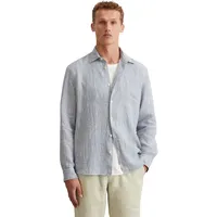 Marc O'Polo regular fit, Leinenhemd aus reinem Leinen, Marine,